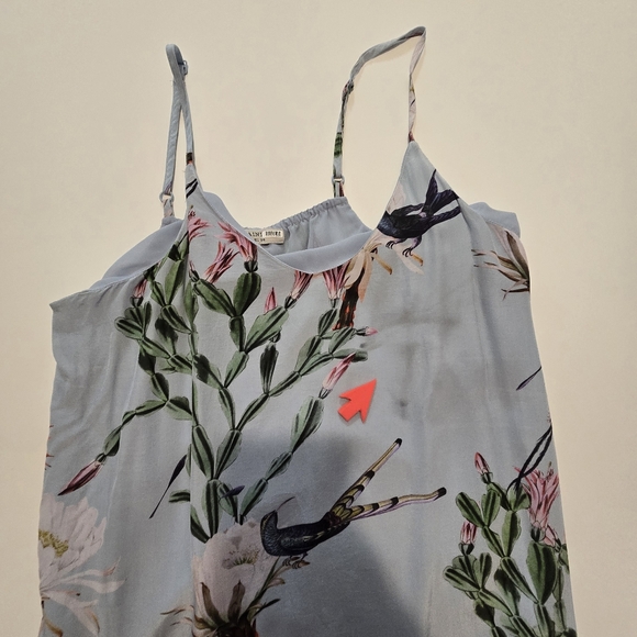 AllSaints Essey Senja Dress Viscose Shift V-neck  Sleeveless Size 2 - Picture 5 of 13